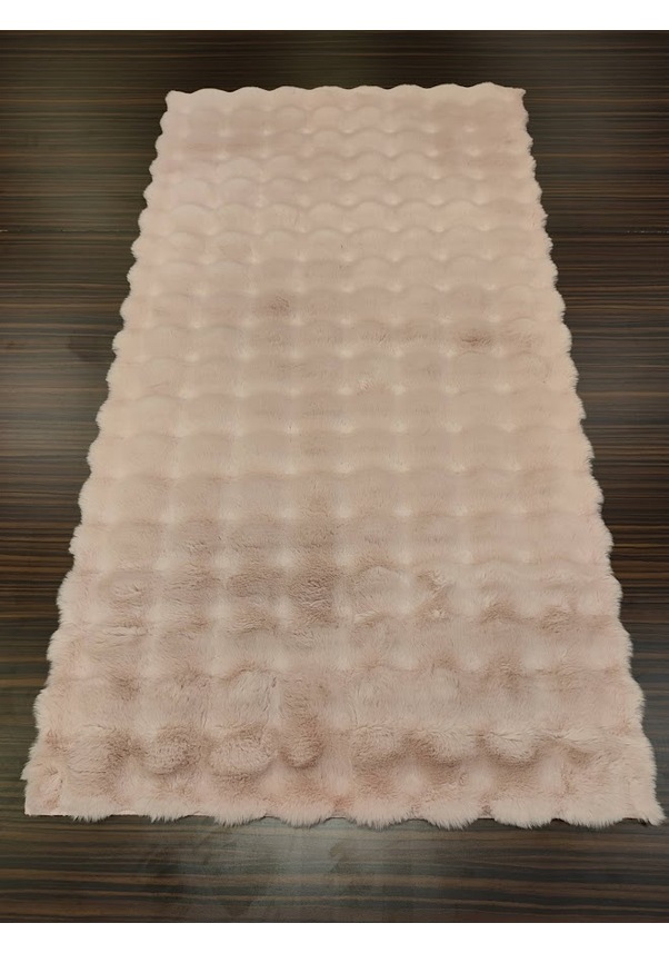 TOSCANA TSC04 PEMBE TAVŞAN TÜYÜ POST HALI 120x180 oval