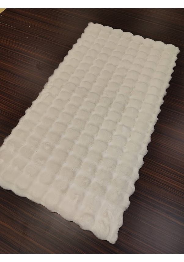 EVALİFE TOSCANA TSC05 BEYAZ TAVŞAN TÜYÜ POST HALI 80 x 150